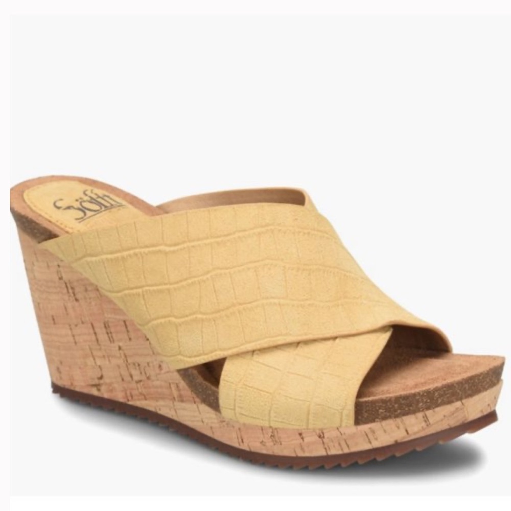 Sofft Ciera Wedge Sandal 10 NEW